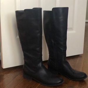 Black Leather riding boots